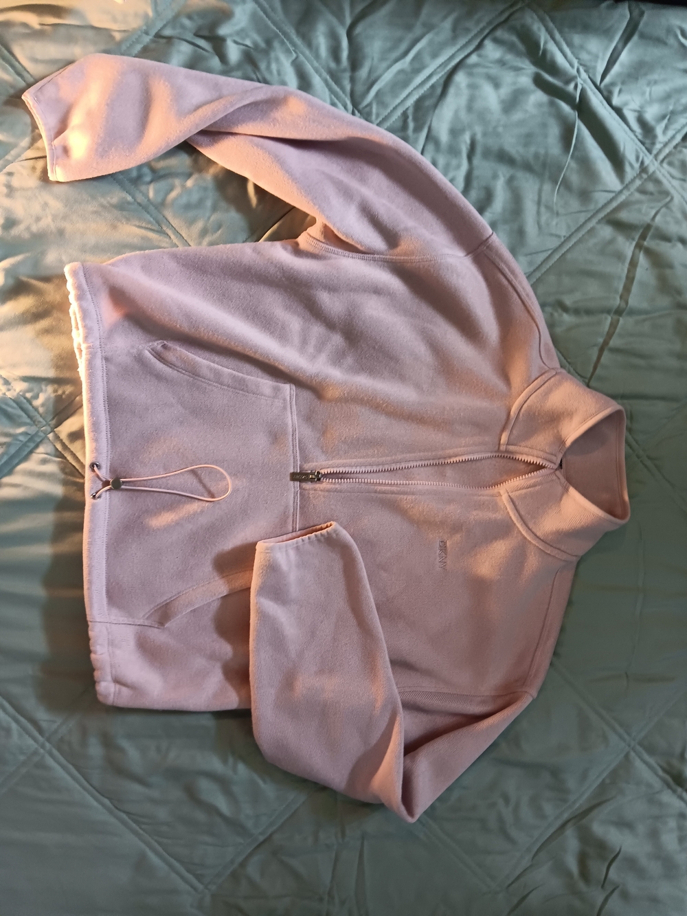 DKNY Sport Pale Pink Fleece Pullover
